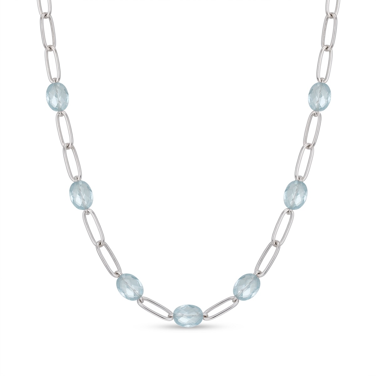 Chaîne Assia sur fond blanc — Argent 925 Sterling
