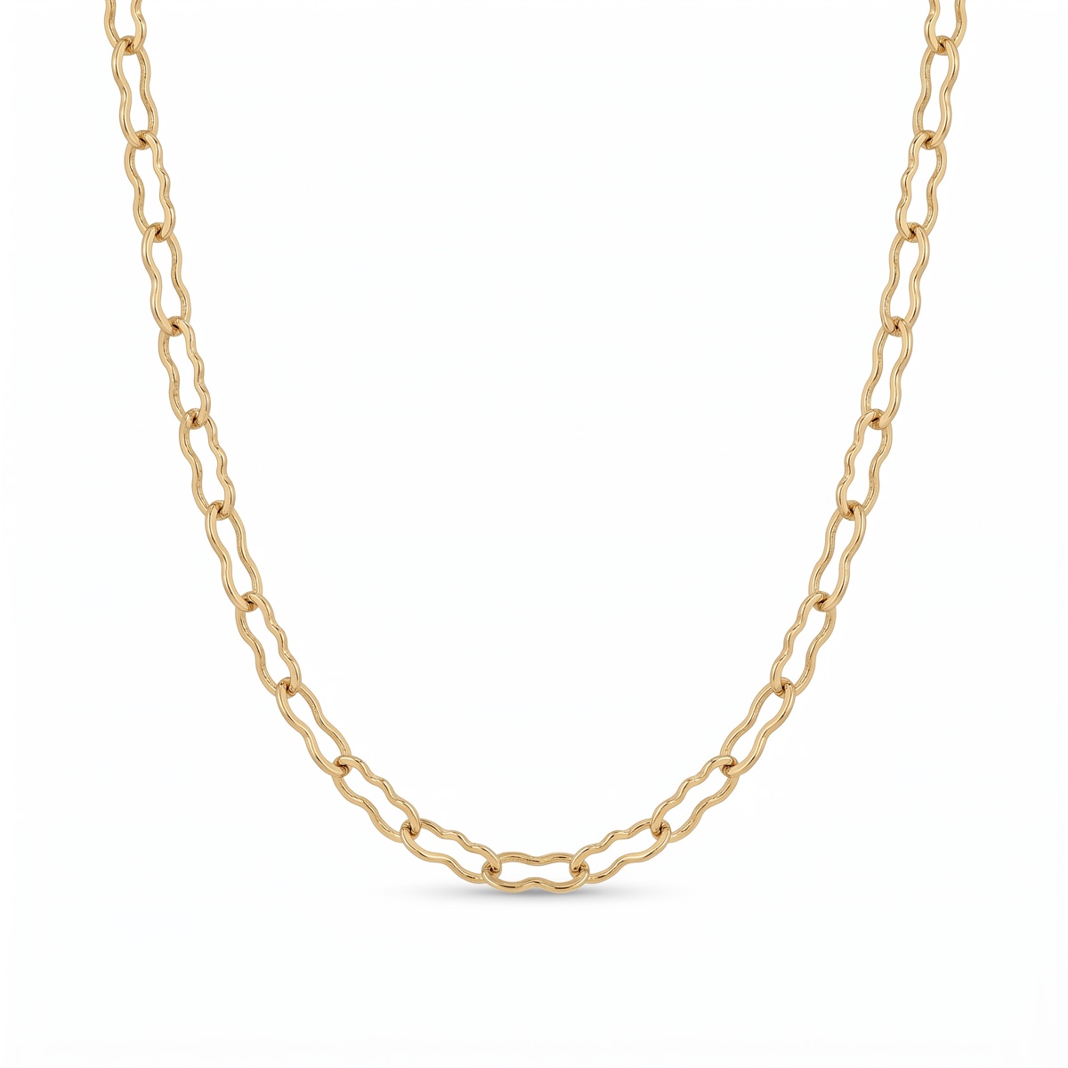 Chaîne Hafsa sur fond blanc — Or laminé 14K (gold-filled)