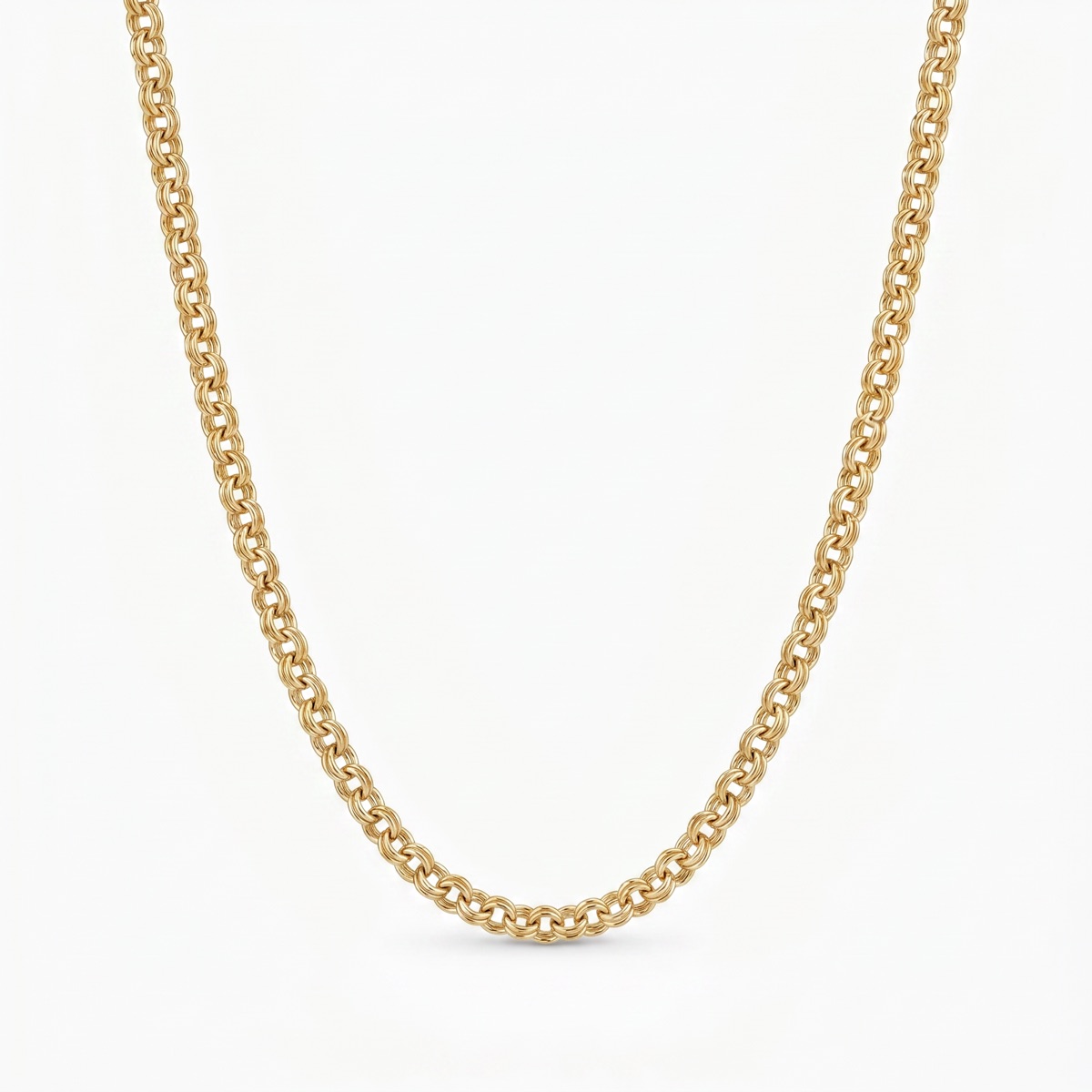 Chaîne Zaynab sur fond blanc — Or laminé 14K (gold-filled)